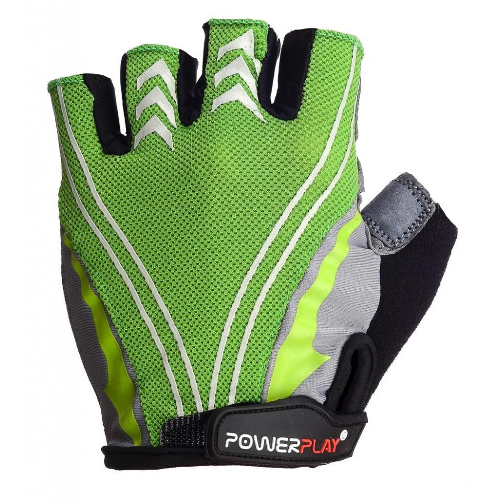 Велорукавиці PowerPlay 5007 Green S (5007A_S_Green) - зображення 2