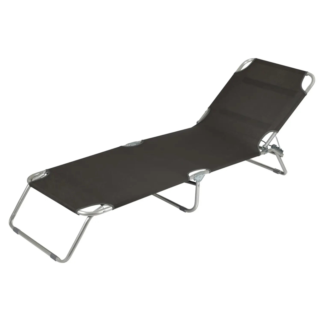 Розкладачка Bo-Camp Sun Lounger 3 Positions Anthracite (1304480) - зображення 3