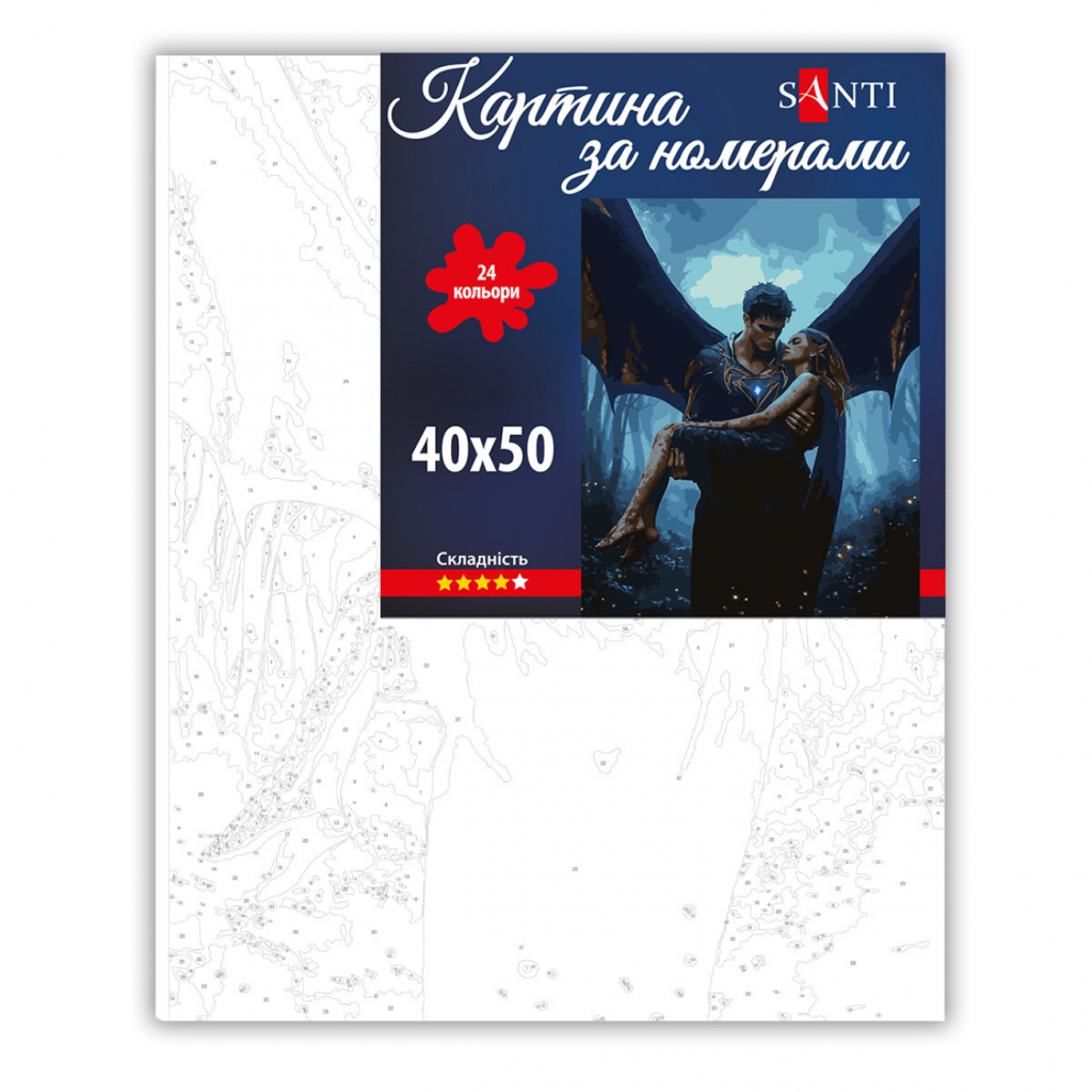Картина по номерам Santi Шипи та троянди Порятунок 40х50 с (955060) - зображення 2