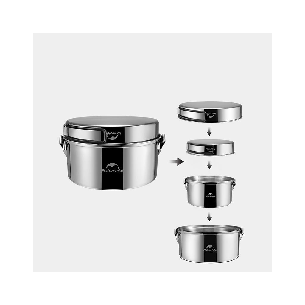 Набір туристичного посуду Naturehike NH22CJ005 (6927595708842) - зображення 6