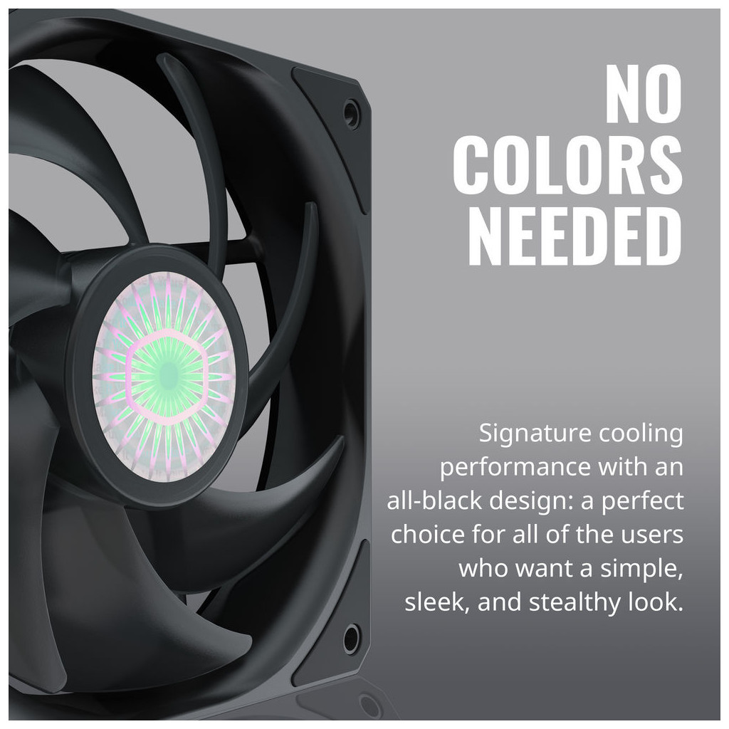 Кулер до корпусу CoolerMaster Master SickleFlow 120 Black (MFX-B2NN-18NPK-R1) - зображення 5