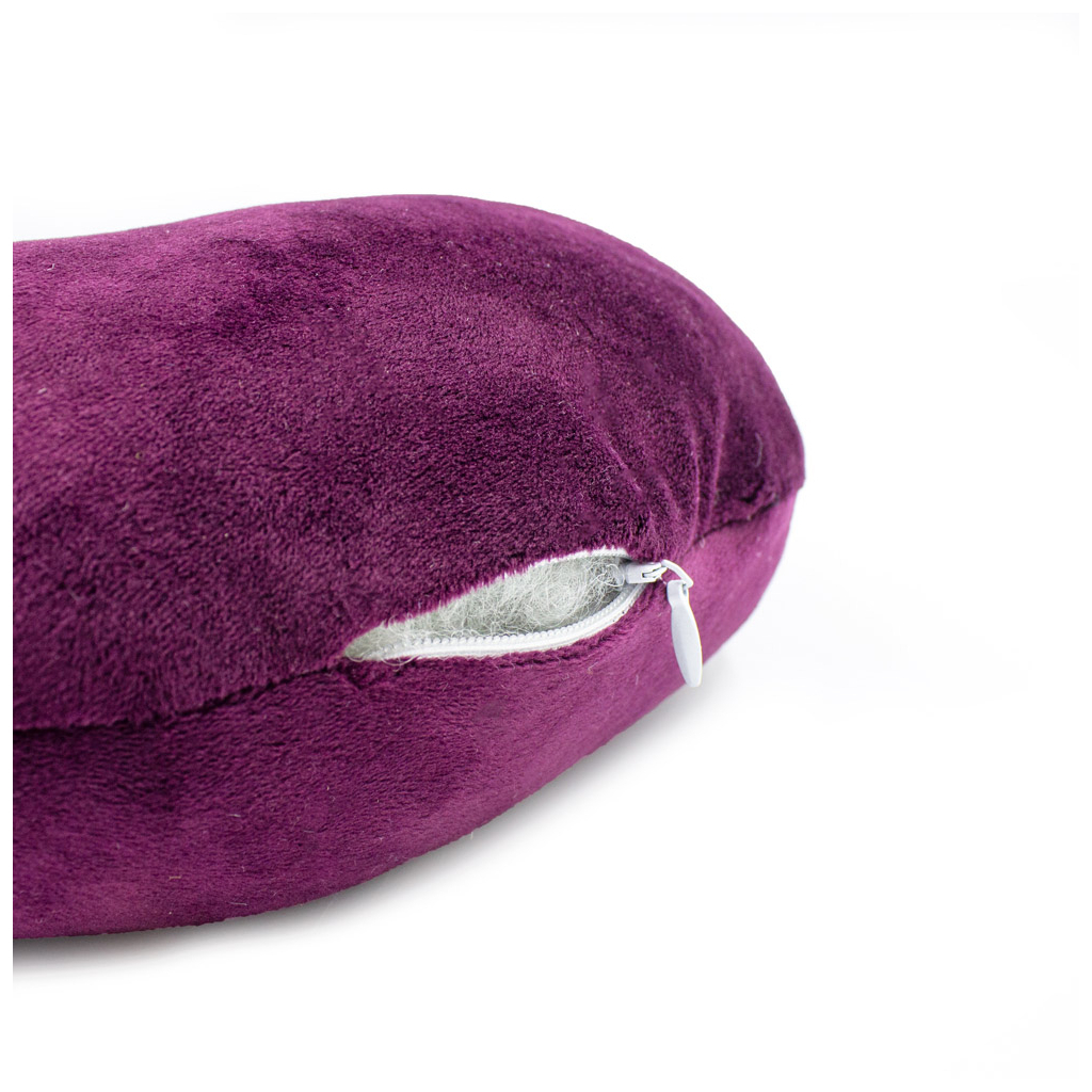 Подушка MirSon для подорожей №8748 Velvet Line 28-0002 Excalibur 50% Memory (2200006348337) - зображення 2