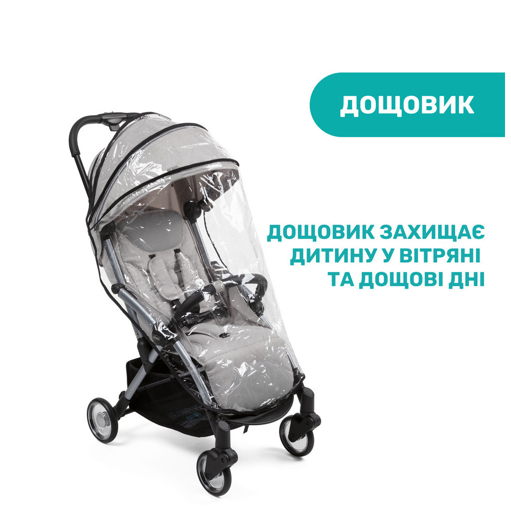 Коляска Chicco Goody Plus Stroller Сіра (79877.72) - зображення 11