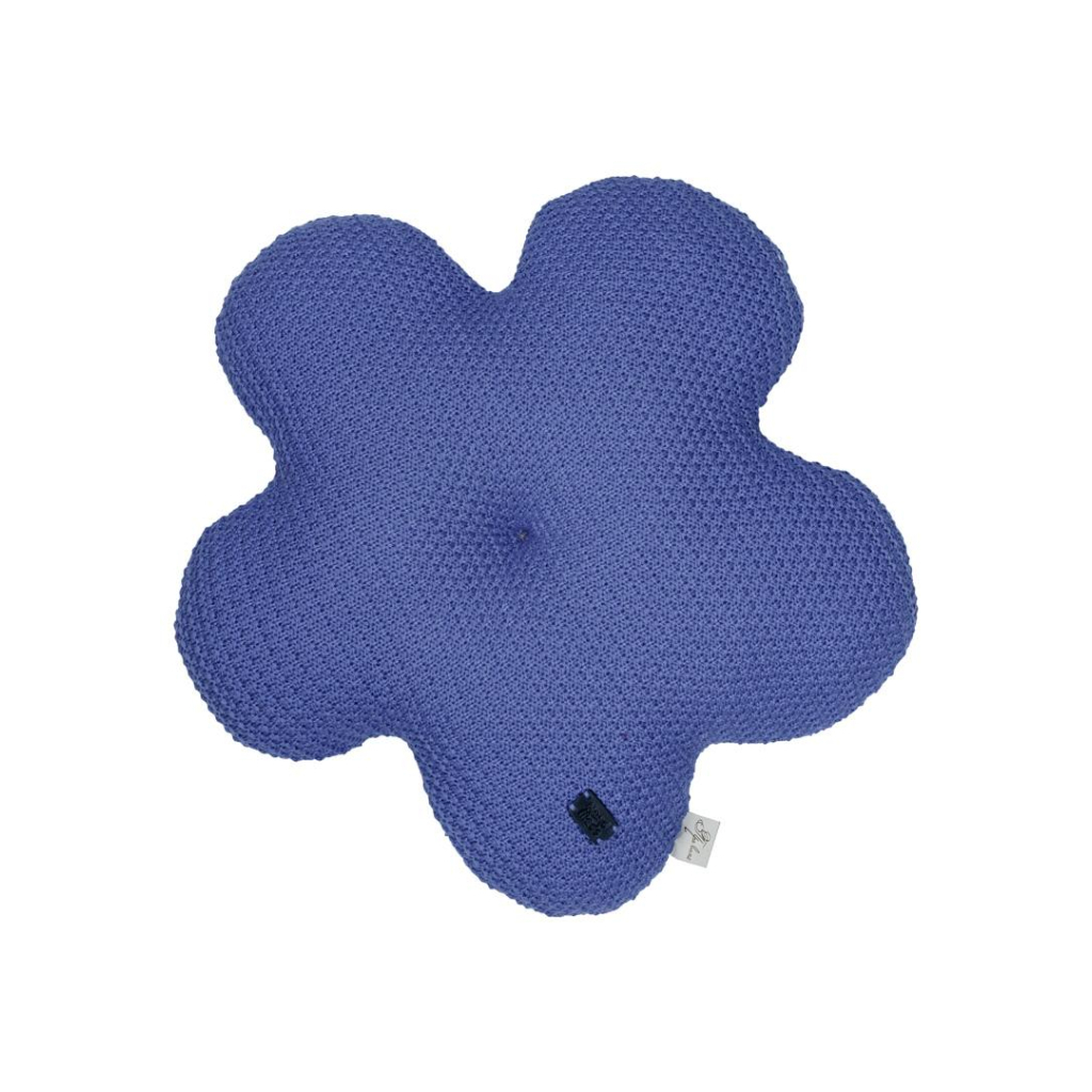 Подушка Прованс в'язана декоративна Квіточка 40 см Волошкова (033716) - изображение 1