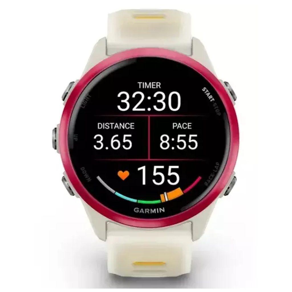 Смарт-годинник Garmin Forerunner 570 - 42MM, Bone/Raspberry/Mango, GPS смарт-годин (010-02970-02) - зображення 8