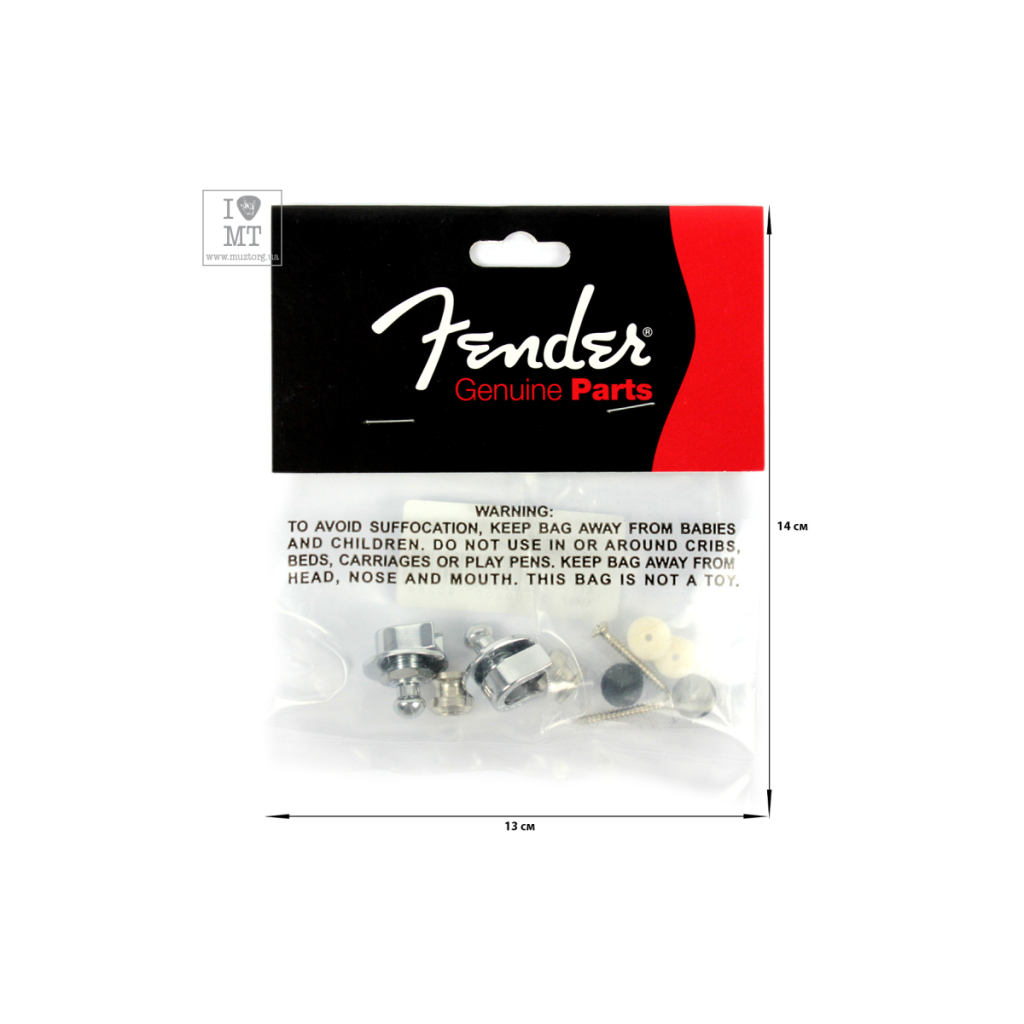 Стреплок для ременя Fender Security Strap Locks and Buttons (15897) - зображення 5