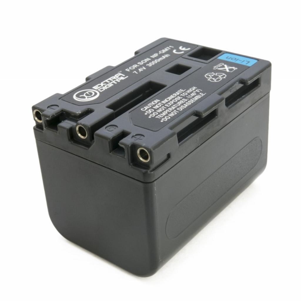 Акумулятор до фото/відео Extradigital Sony NP-QM71 (BDS2665) - зображення 4