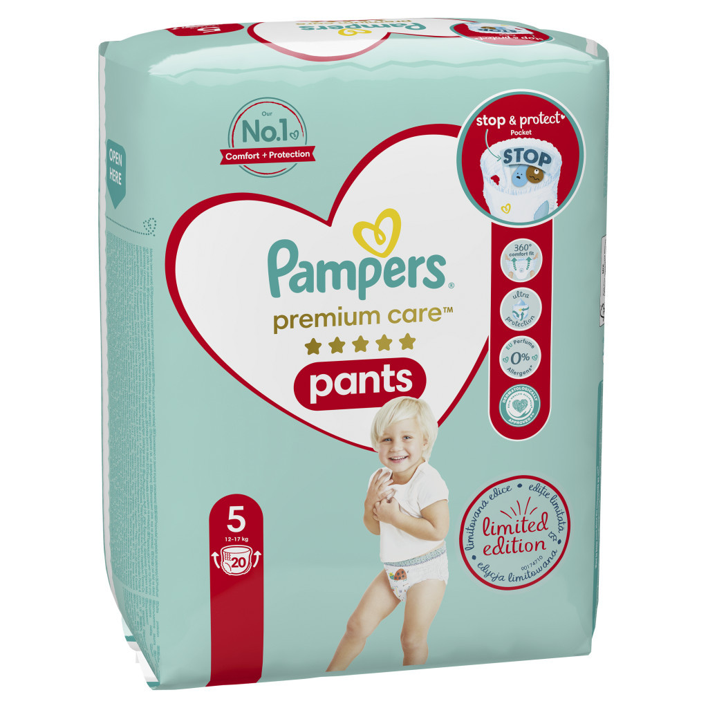 Підгузки Pampers Premium Care Pants Junior (12-17 кг), 20 (4015400681243) - зображення 3