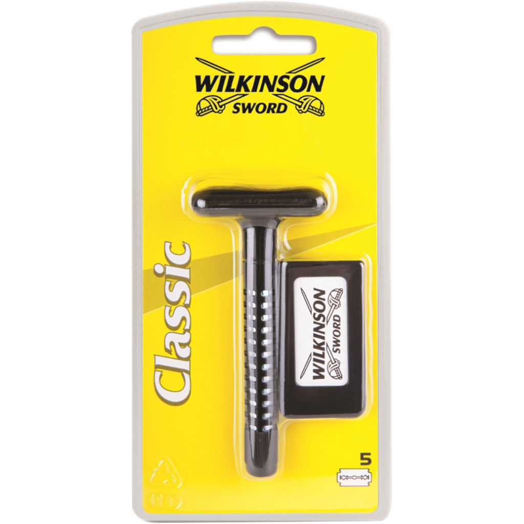 Бритва Wilkinson Sword Classic Double Edge Razor + 5 змінних лез (4027800015504) - изображение 1