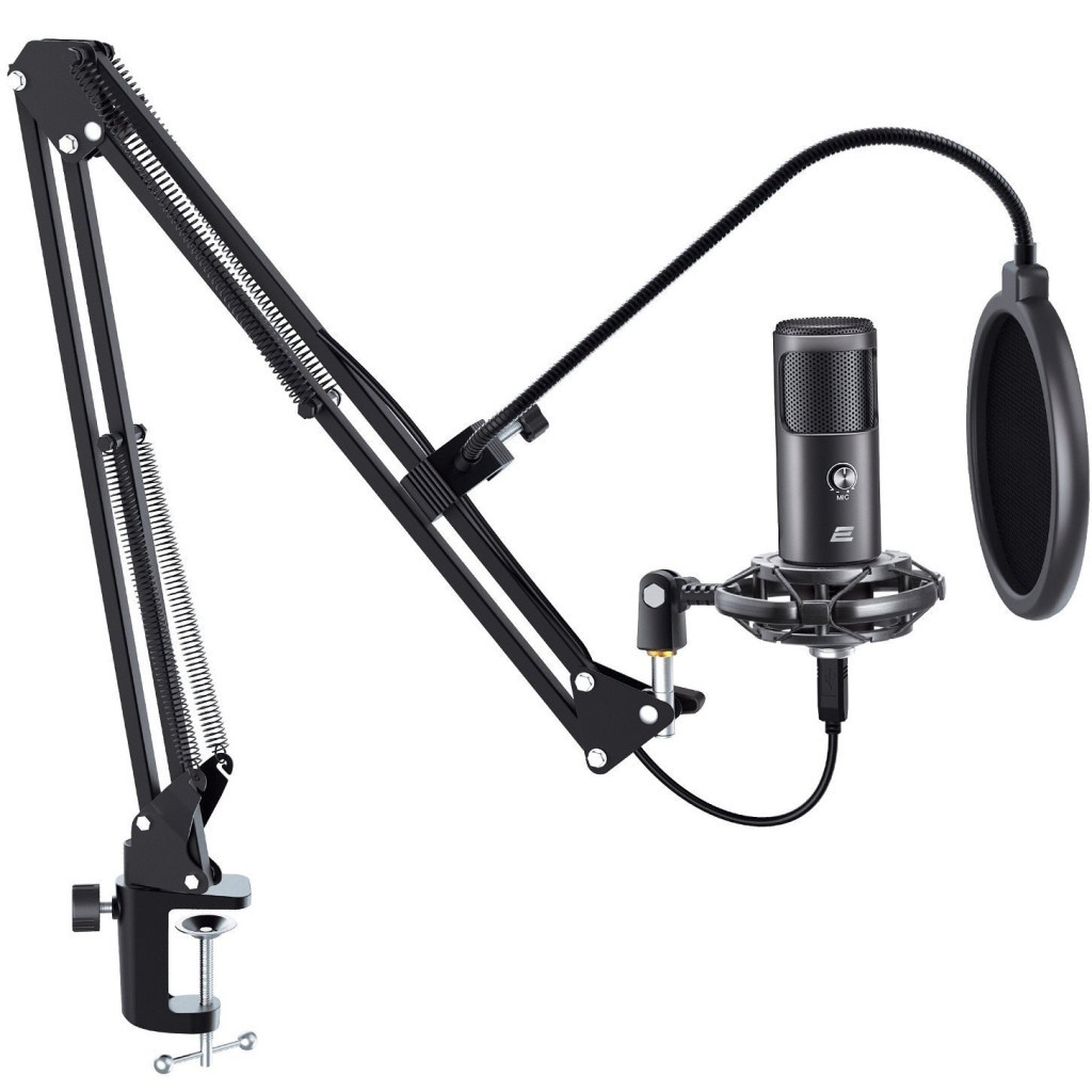 Мікрофон 2E MPC021 Streaming USB Black (2E-MPC021) - зображення 1