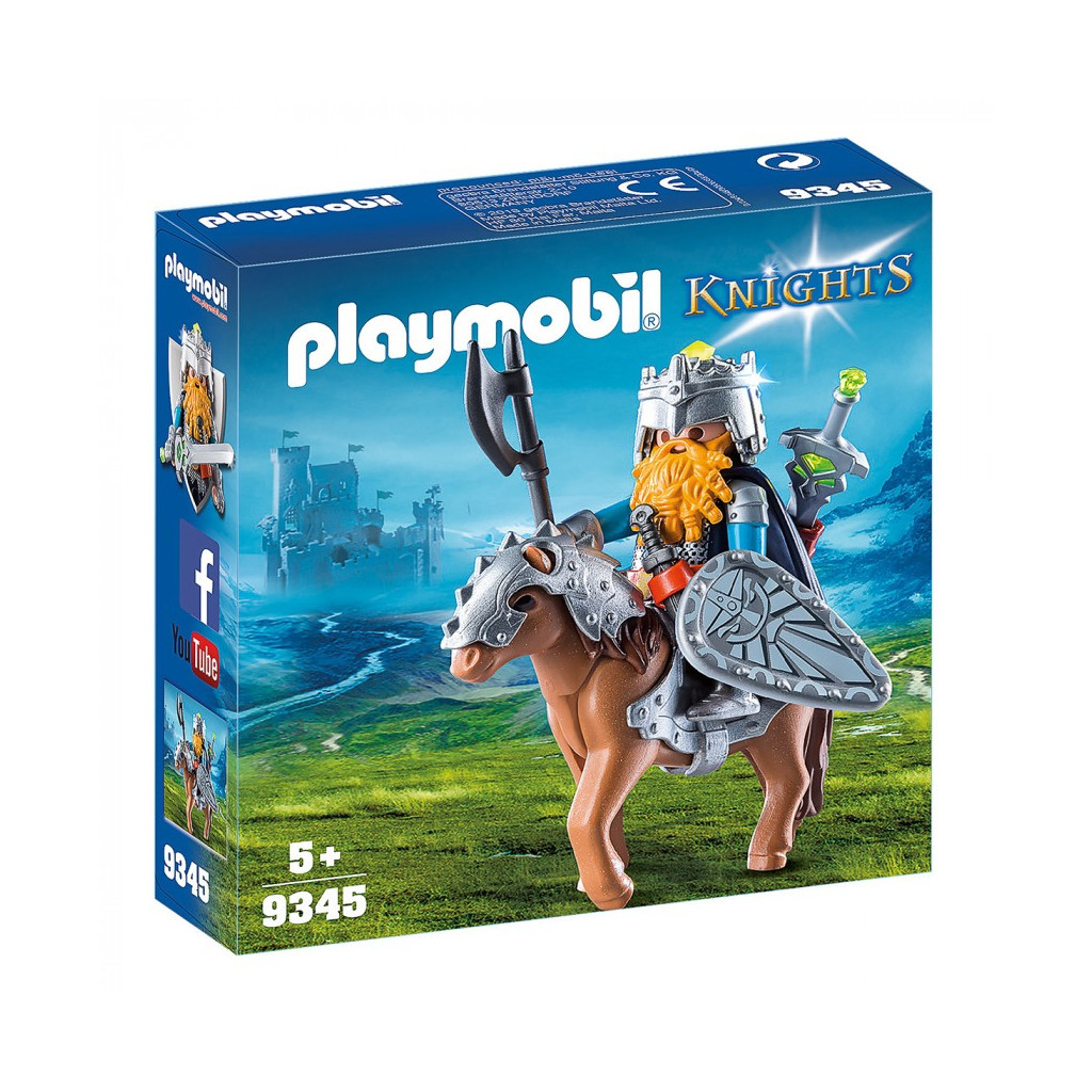 Конструктор Playmobil Бойовий гном на поні (6335865) - зображення 1