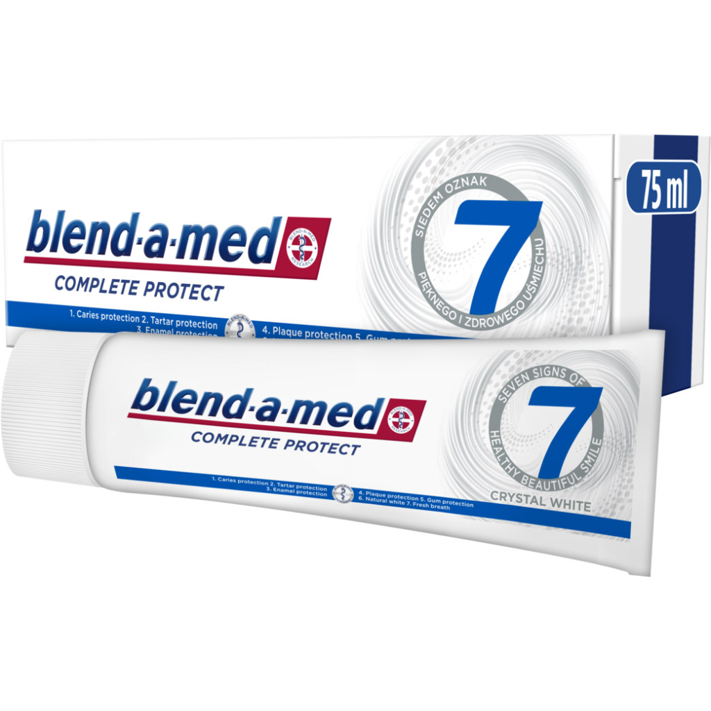 Зубна паста Blend-a-med Complete Protect 7 Кришталева білизна 75 мл (8001090716705) - изображение 1