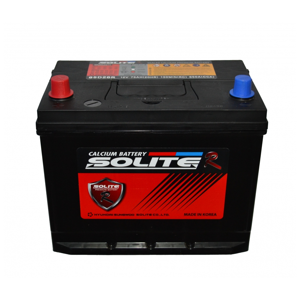 Акумулятор автомобільний Solite R 75Ah (85D26R) - зображення 1