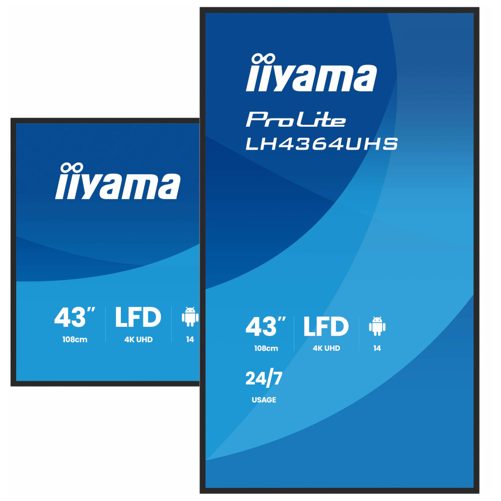 LCD панель iiyama LH4364UHS-B1AG - зображення 4
