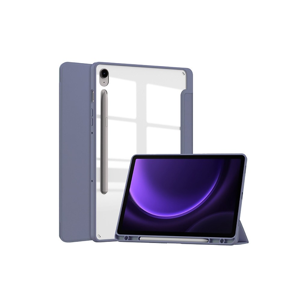 Чохол до планшета BeCover Soft Edge stylus holder Samsung Tab S9 (SM-X710/SM-X716)/S9 FE (SM-X510/SM-X516B) 11.0" Purple (710443) - зображення 2