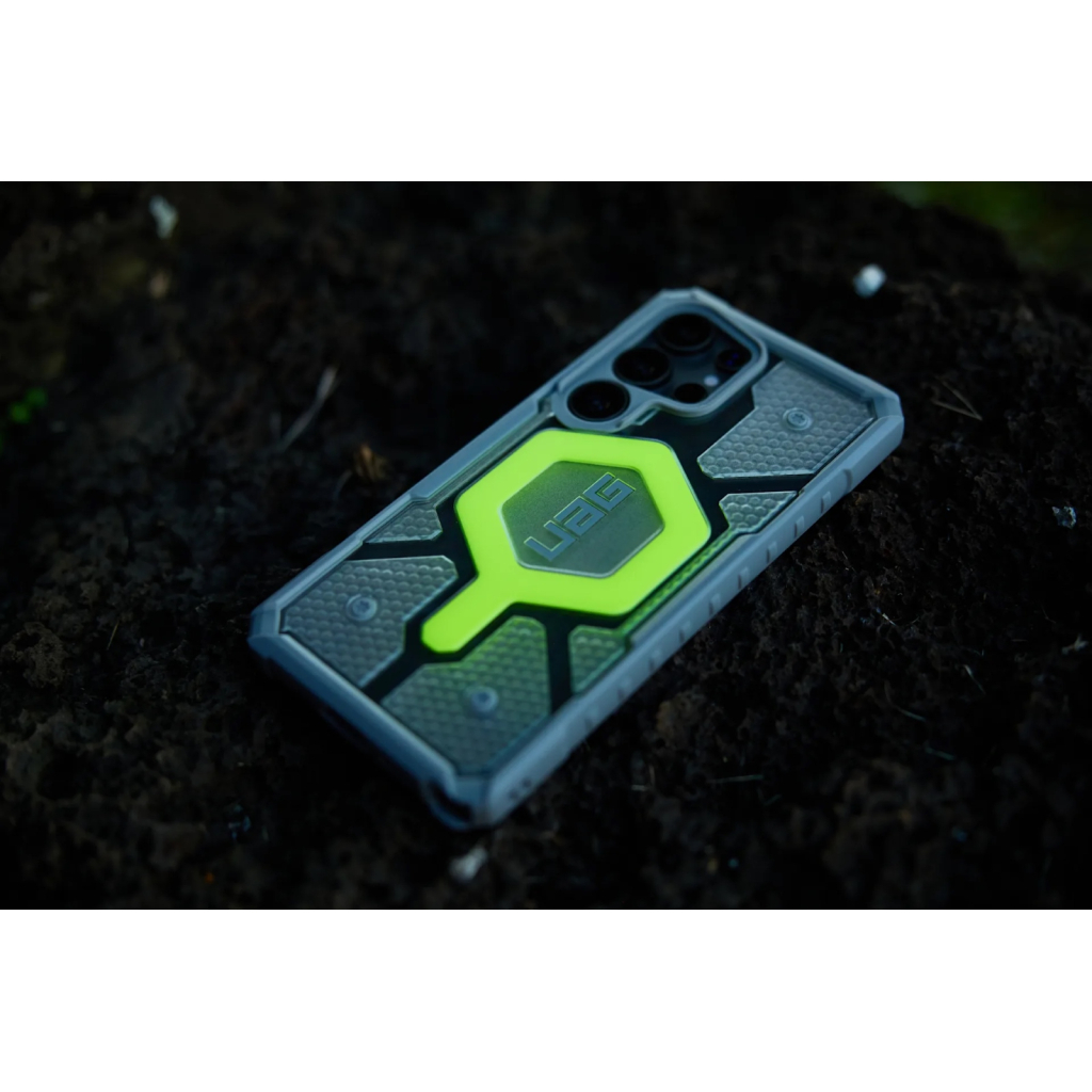 Чохол до мобільного телефона UAG Samsung Galaxy S25 Ultra Pathfinder Clear with Magnet Bundle Active Neon Lanyard (2144831BV01) - зображення 6