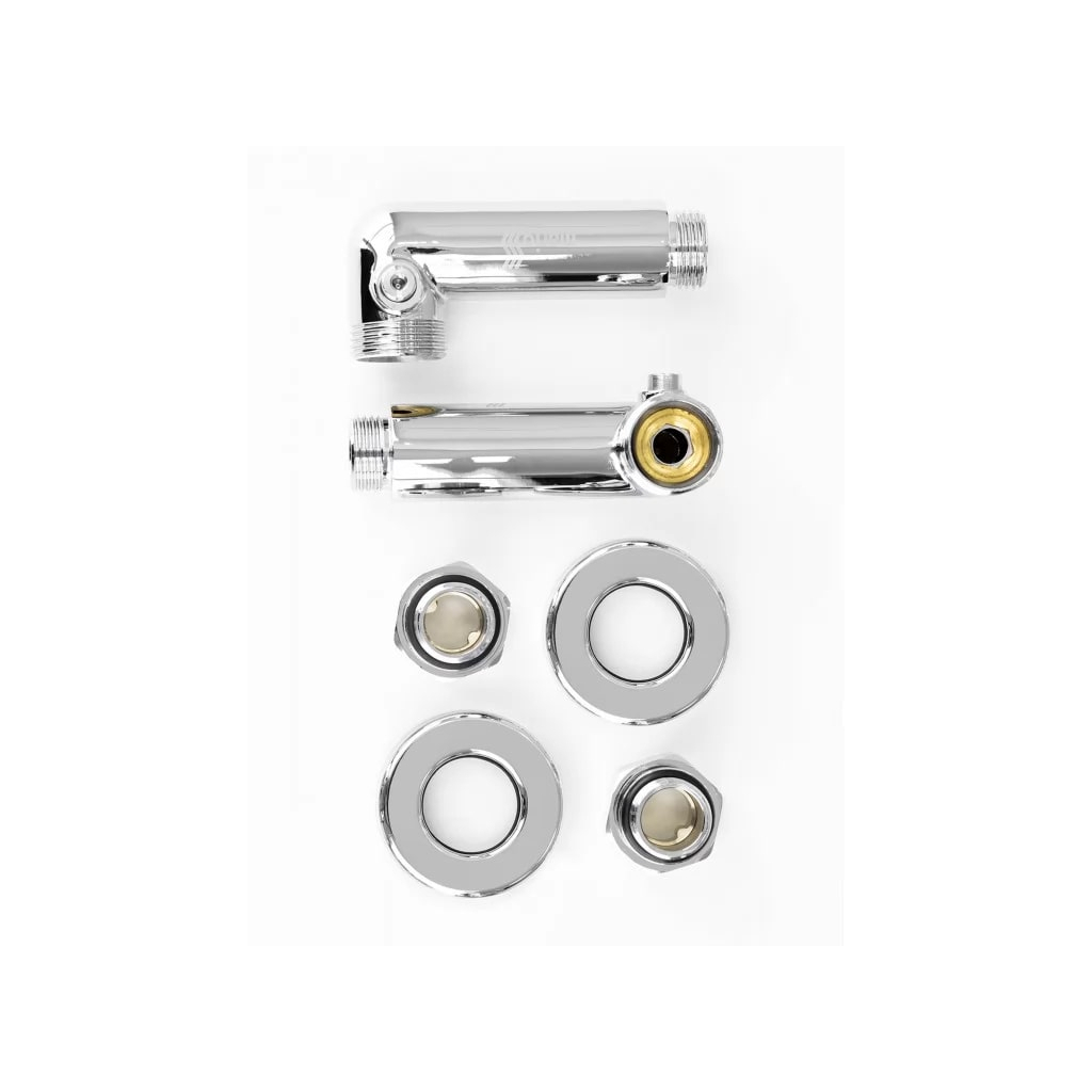 Сушарка для рушників MARIO Кран кутовий запірний, хром (4.0.0400.55.P) - зображення 4