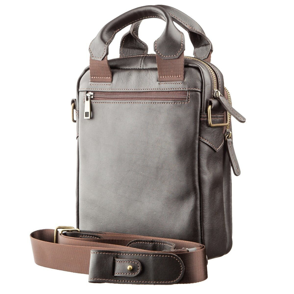 Сумка Shvigel У гладкій шкірі Коричнева (11183) - зображення 2