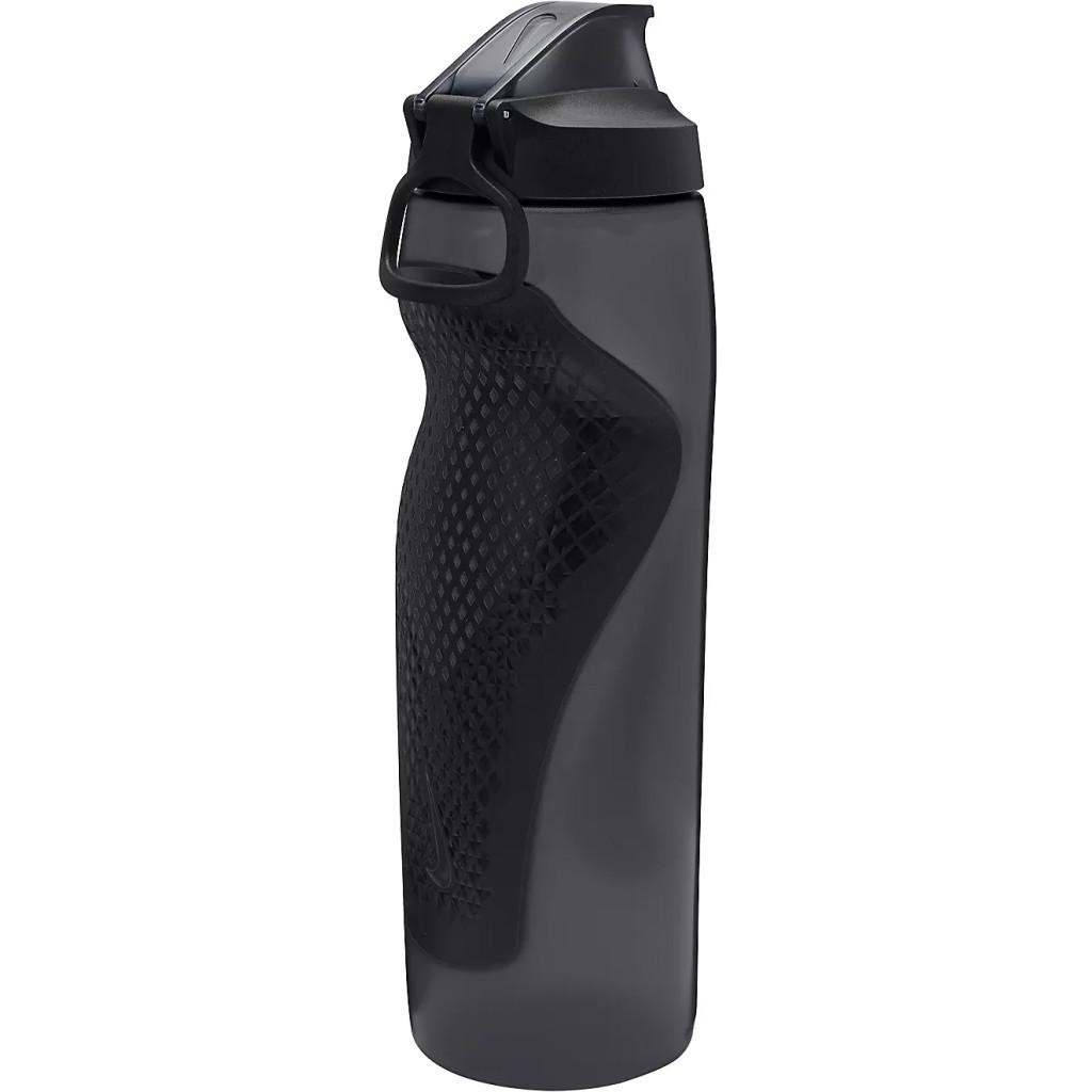 Пляшка для води Nike Refuel Bottle Locking Lid 32 OZ антрацит, чорний, сріблястий 946 мл N.100.7670.054.32 (887791747525) - зображення 2