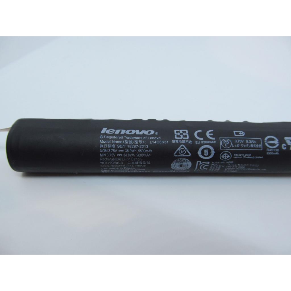 Акумулятор для планшета Lenovo Yoga Tablet 2-1050F L14C3K31, 9600mAh (36Wh), 3.75V, Li-ion (A47179) - изображение 3