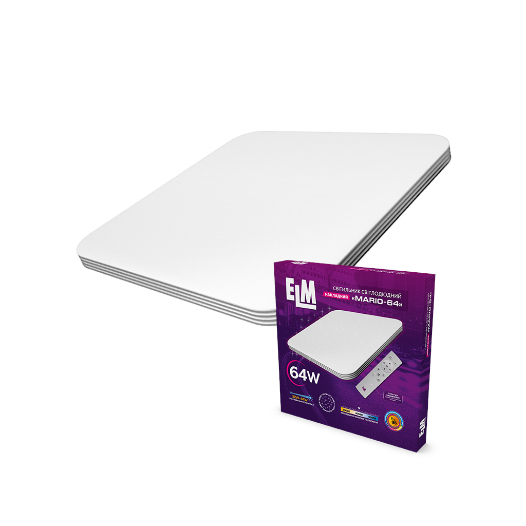 Світильник ELM MARIO- 64W (+пульт) 3000-6500K (26-0110) - изображение 2