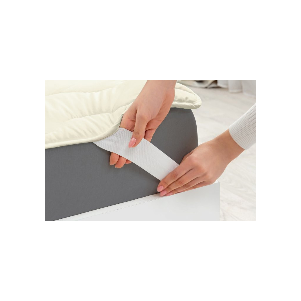 Наматрацник MirSon Eco Light №1720 Cotton Air-line на резинці по кутках Pink 120x200 см (2200002889872) - зображення 4