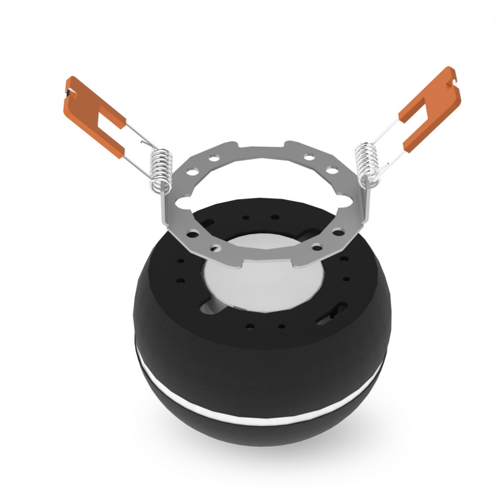 Світильник Videx під лампу GX53 універсальний Чорний (VL-SPF16A-B) - изображение 2