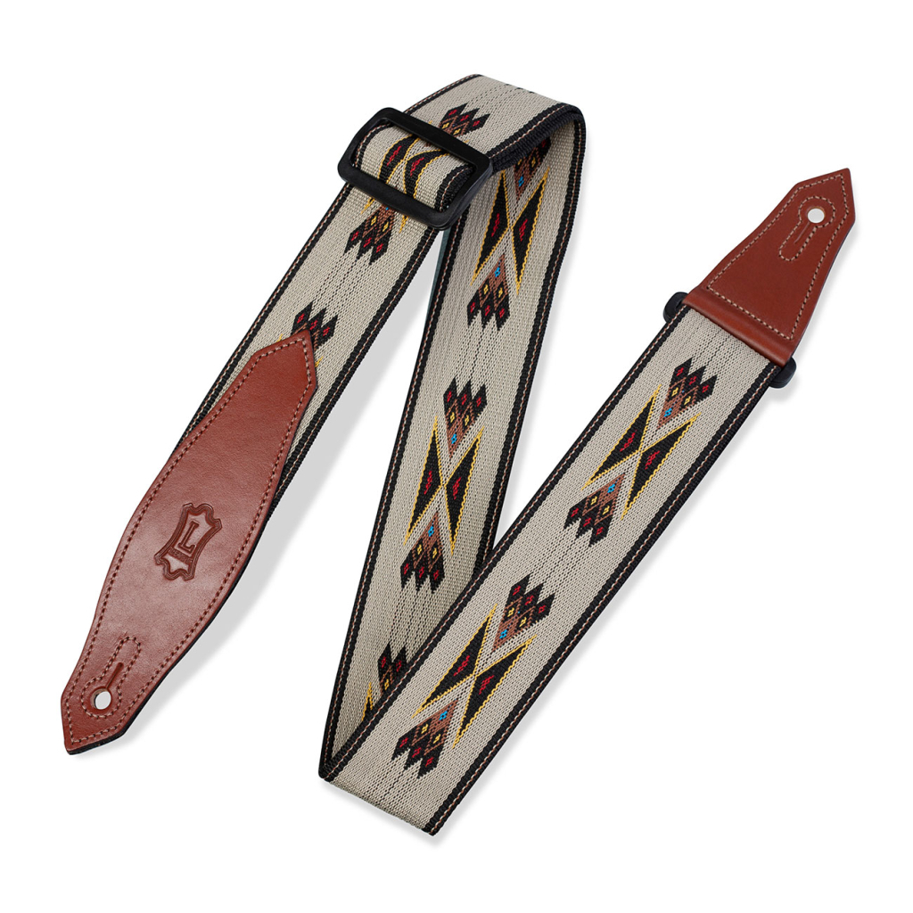 Ремінь для гітари Levy's Print Series Guitar Strap Southwest (MSSN80-TAN) - зображення 1