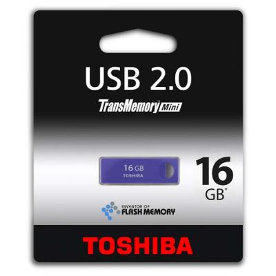 USB флеш накопичувач Toshiba 16GB Enshu PurpleBlue USB 2.0 (THNU16ENSPURP(BL5/THNU16ENSPUR(6) - зображення 2