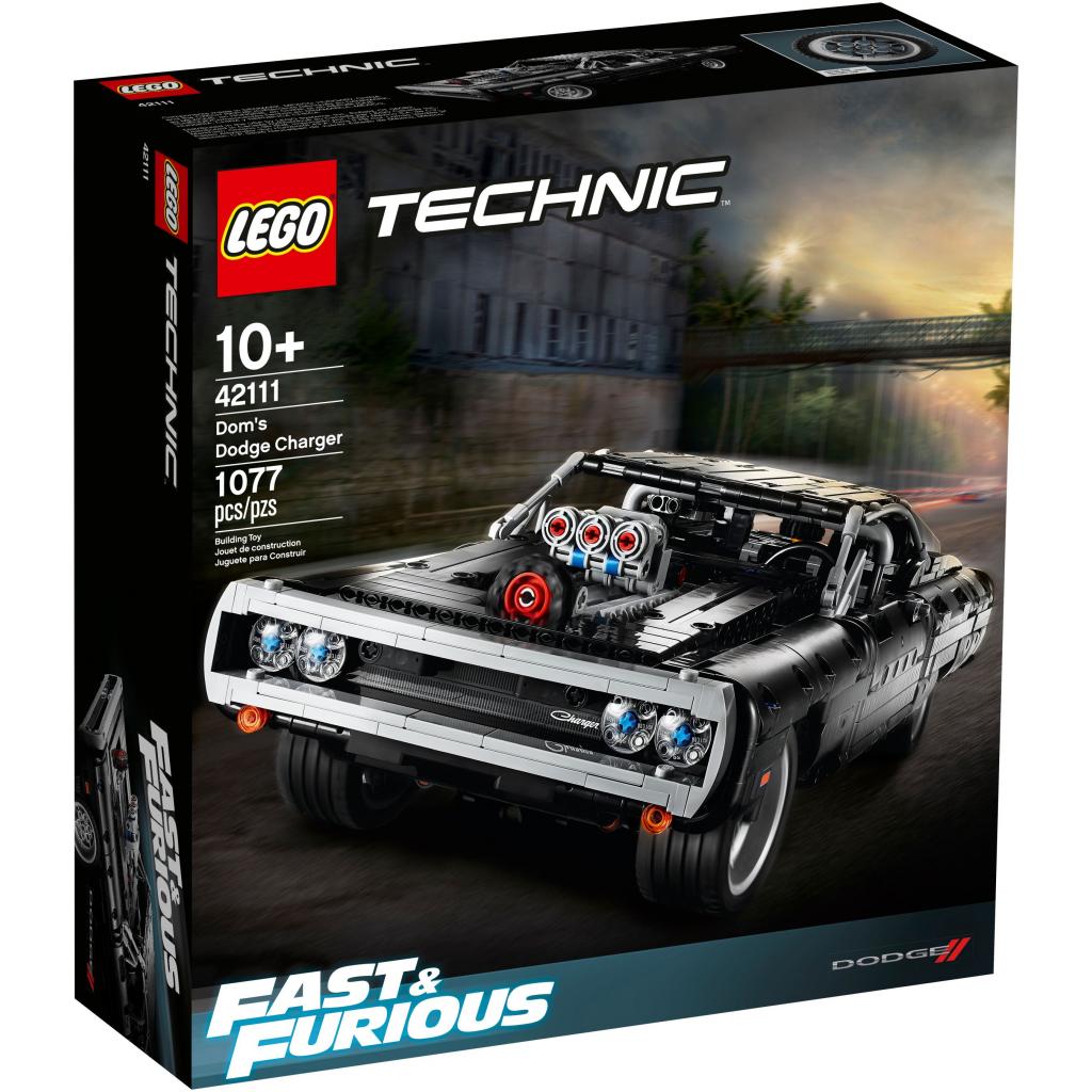 Конструктор LEGO Technic Dodge Charger Домініка Торетто 1077 деталей (42111) - зображення 1