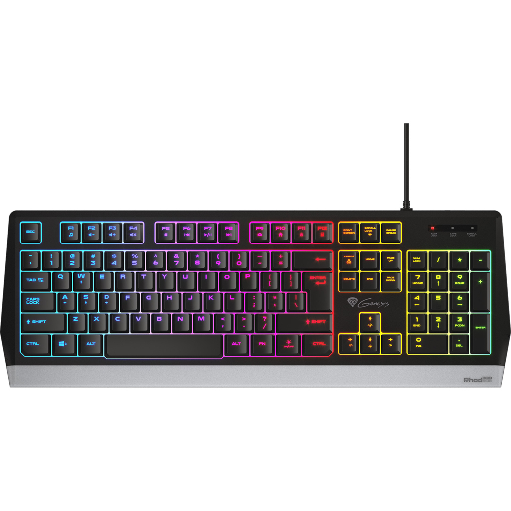 Клавіатура Genesis Rhod 300 LED Backlight USB Black (NKG-1823) - зображення 1