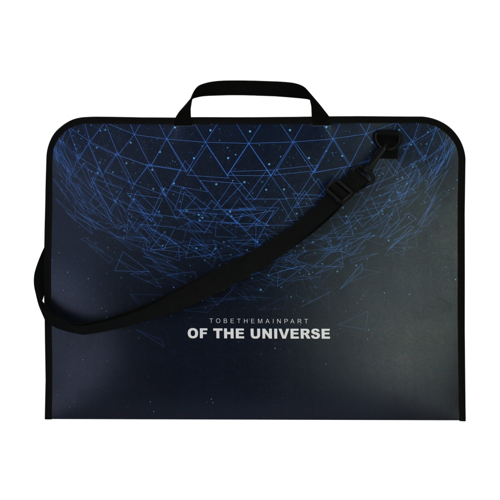 Папка - портфель Maxi А3 пластиковий на блискавці (MX30003-04) - зображення 1