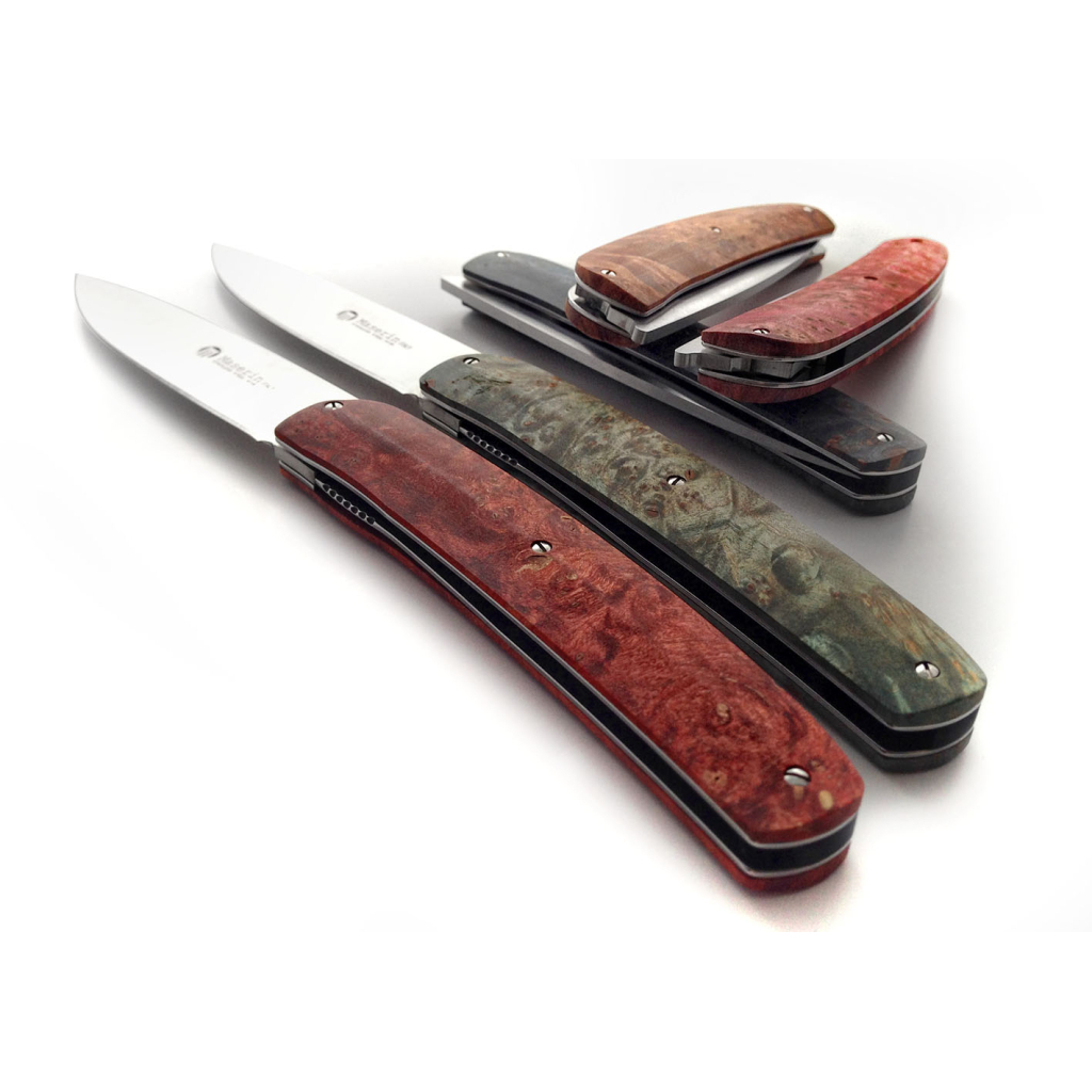 Ніж Maserin Gourmet, дамаск, fat carbon, зелений (380/DV) - зображення 4