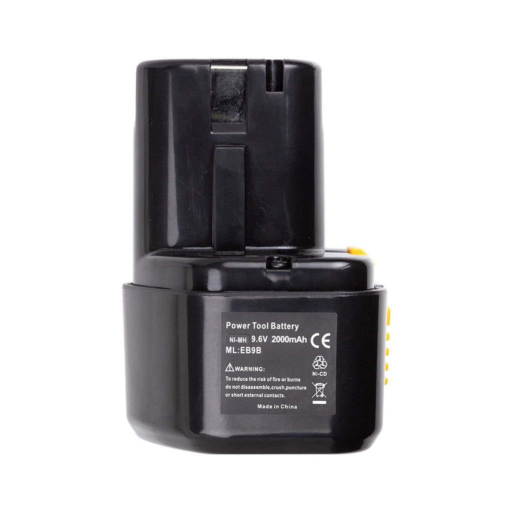 Акумулятор до електроінструменту PowerPlant для HITACHI 9.6V 2.0Ah Ni-MH (EB9) (TB920990) - зображення 2