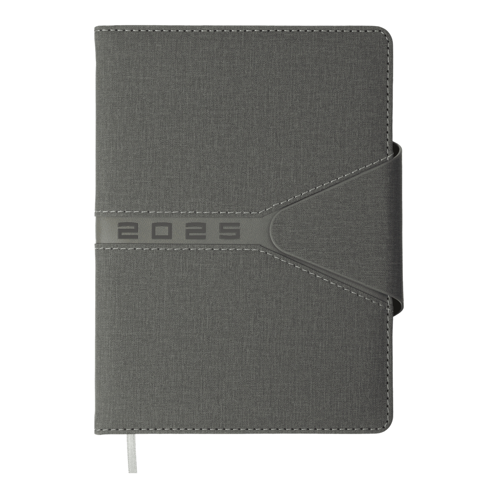 Тижневик Buromax датований 2025 NAVIGATOR, А5 сірий (BM.2124-09) - зображення 1