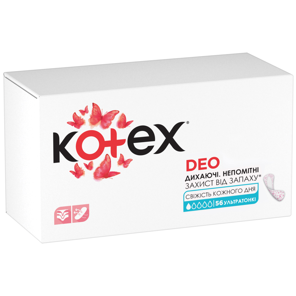 Щоденні прокладки Kotex Ultraslim Deo 56 шт. (5029053548258/5029053548111) - зображення 2