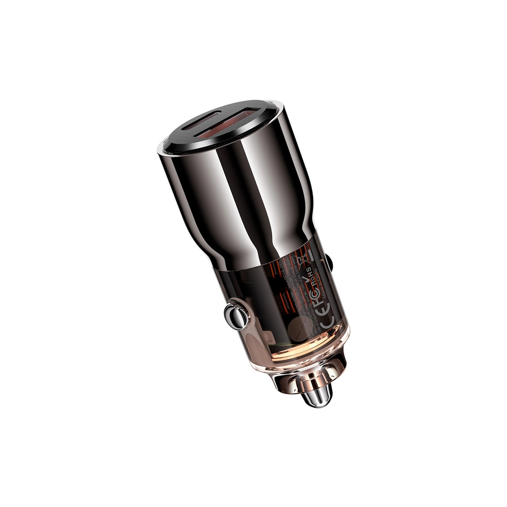 Зарядний пристрій XO 1xUSB-C PD65W + 1xUSB 30W Tarnish (CC58.tranish) - изображение 2