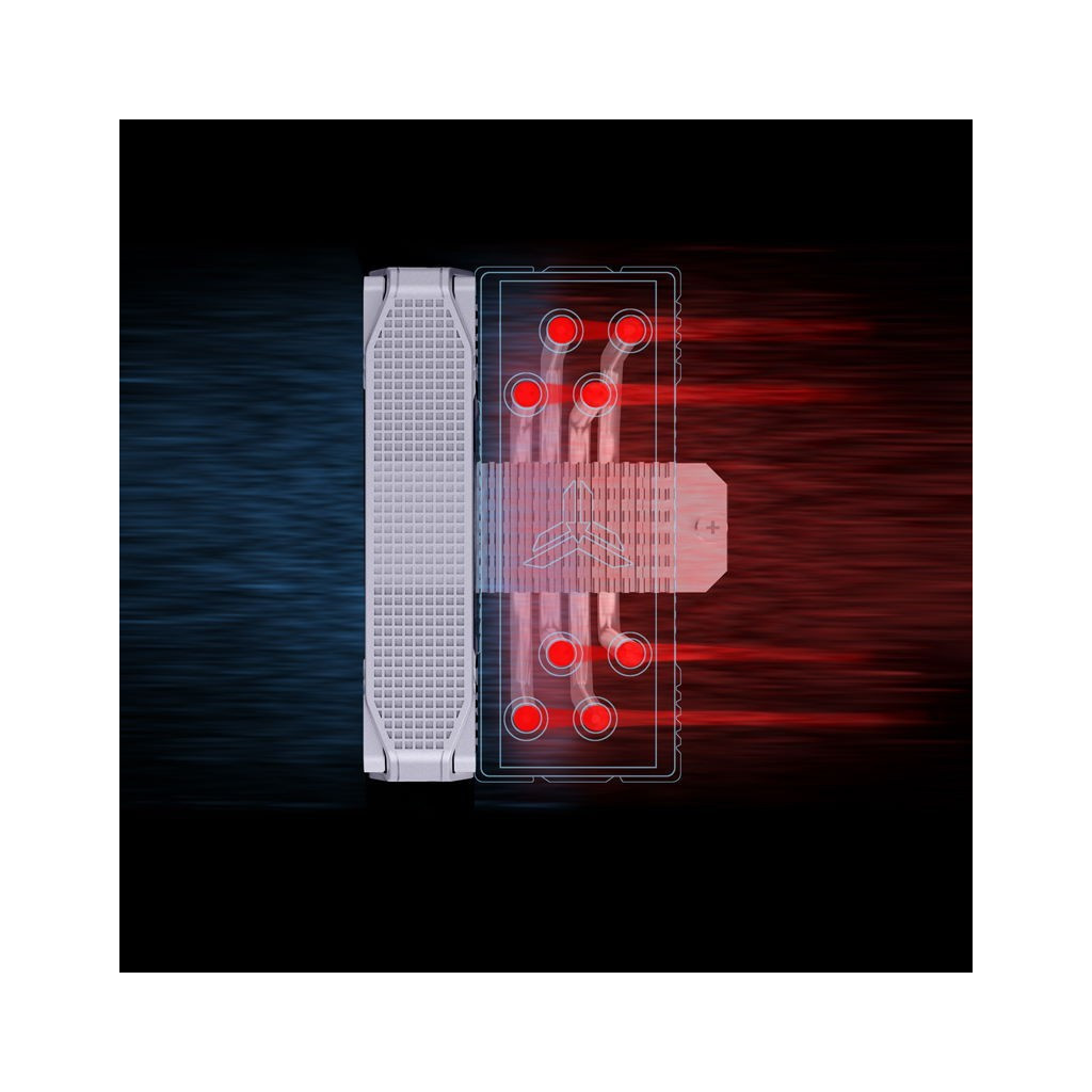 Кулер до процесора JONSBO PISA A4 White - изображение 12