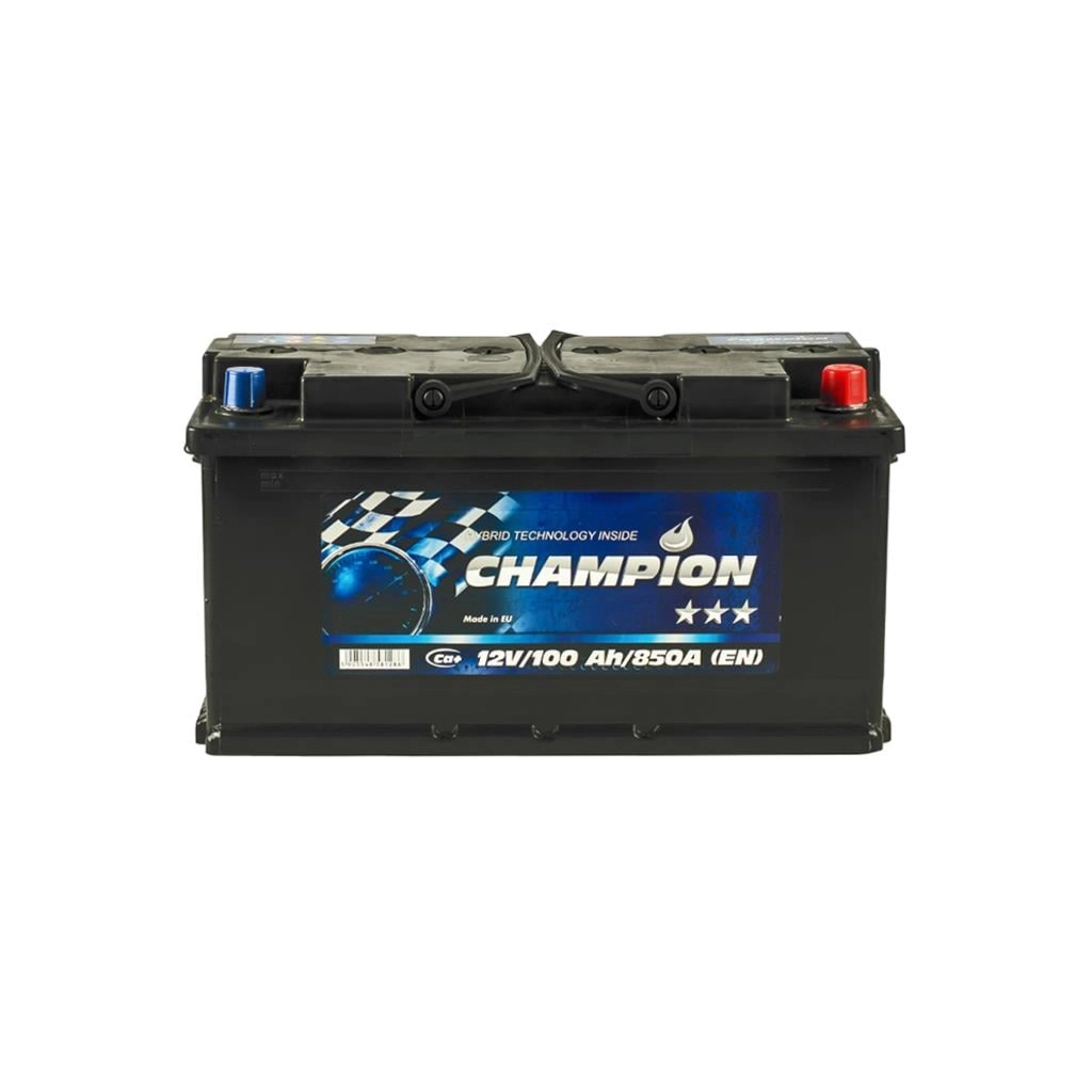 Акумулятор автомобільний Champion Black 100 Ah/12V Euro (CHB100-0) - зображення 1