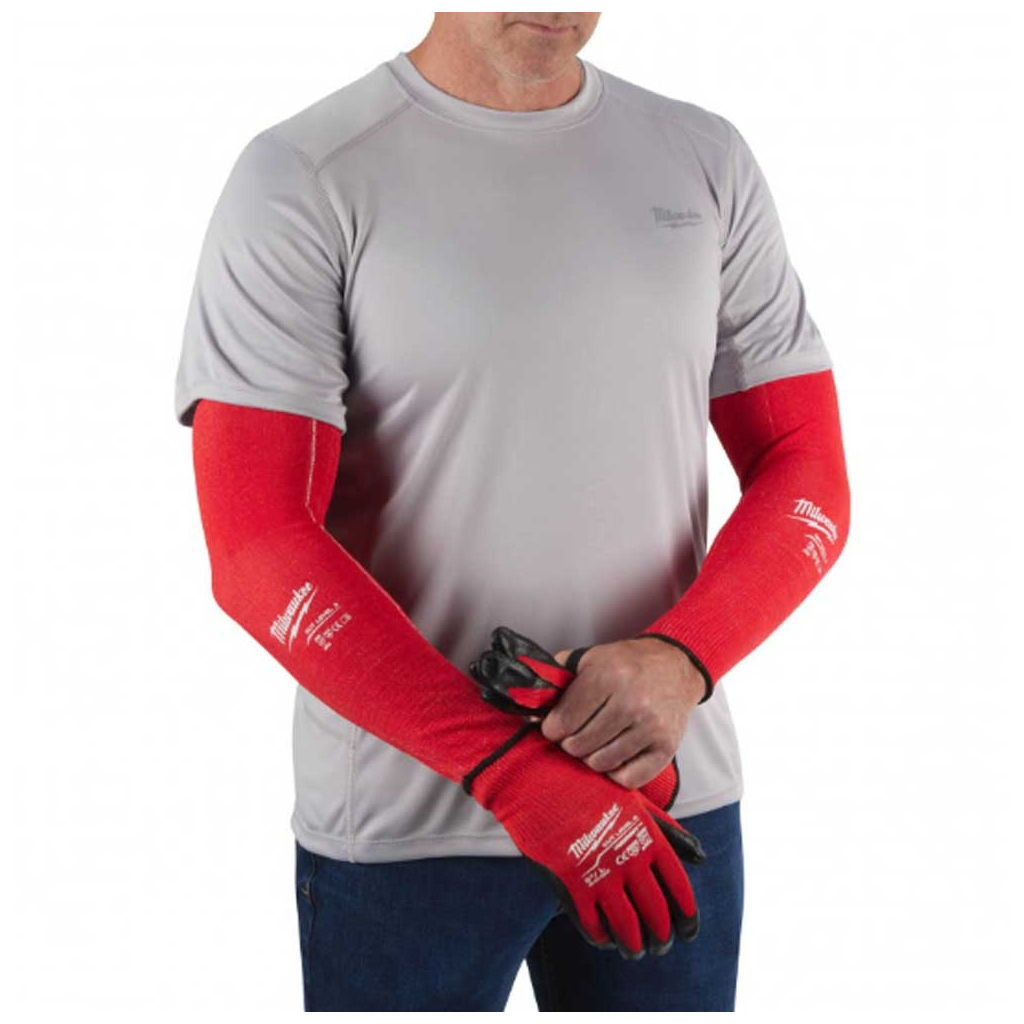 Нарукавники захисні Milwaukee з рівнем опору порізам C, 40 см (4932478584) - зображення 2