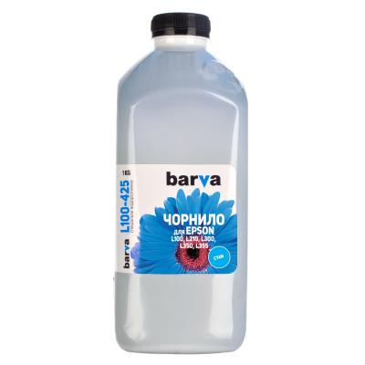 Чорнило Barva EPSON L100/L210/L300/L350/L355 1кг (T6642) CYAN (L100-425) - зображення 1