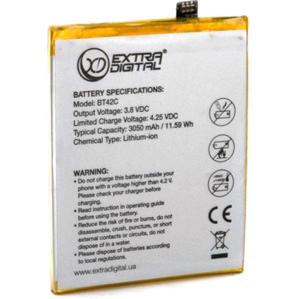 Акумуляторна батарея Extradigital Meizu M2 Note 3050 mAh (BMM6459) - зображення 1
