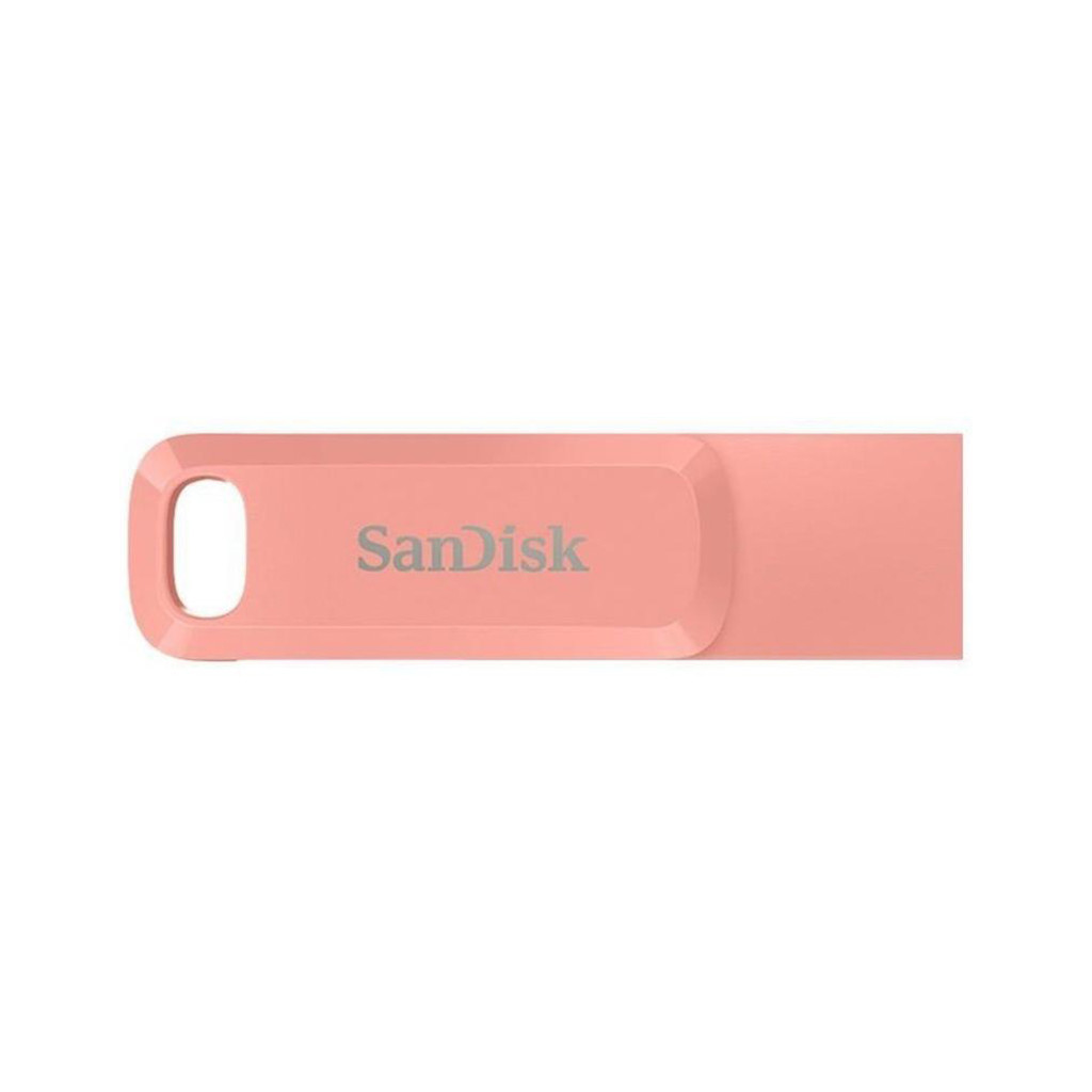 USB флеш накопичувач SanDisk 256GB Ultra Dual Drive Go USB 3.0/Type-C Peach (SDDDC3-256G-G46PC) - зображення 4