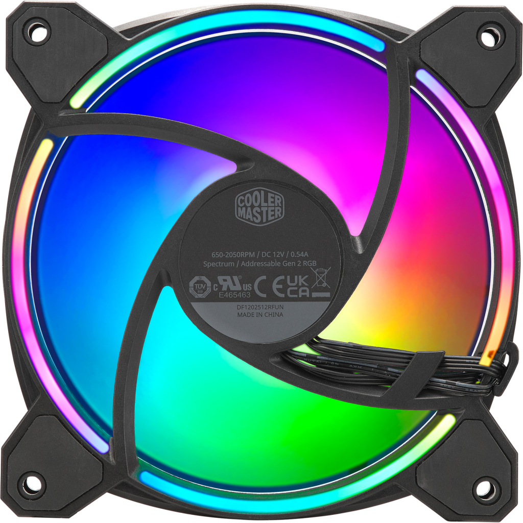 Кулер до корпусу CoolerMaster MF120 Halo 3in1 RGB (MFL-B2DN-213P2-R2) - зображення 4