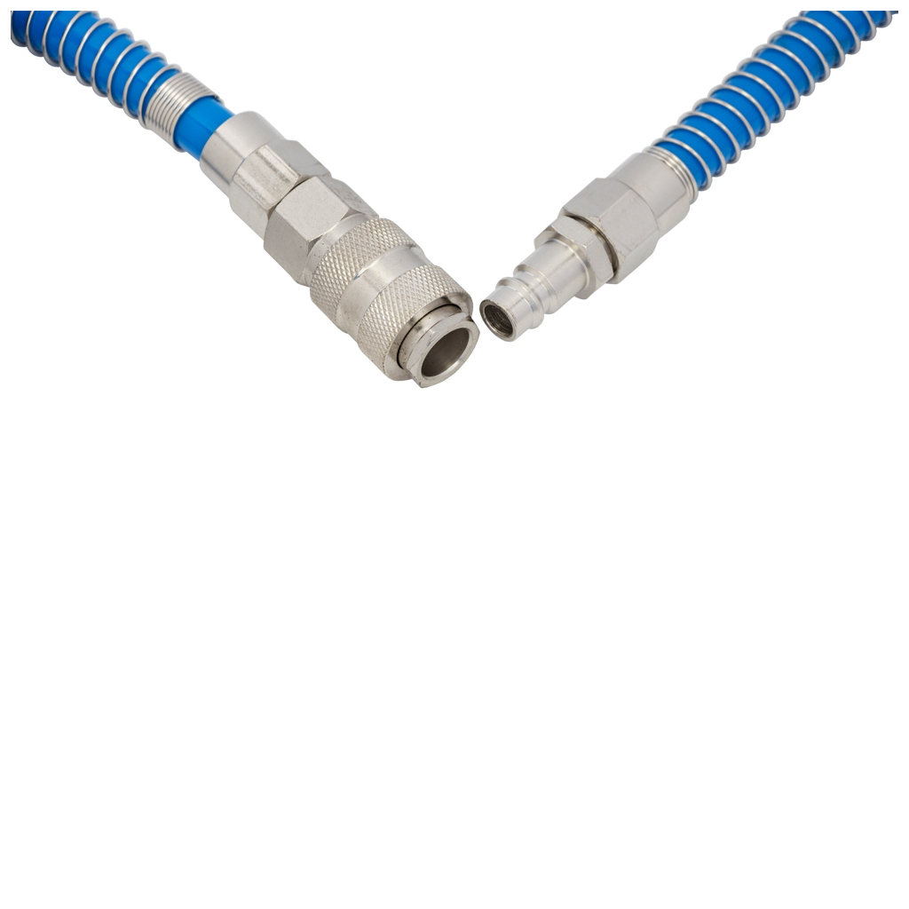 Пневматичний шланг Sigma спіральний поліуретановий (PU) 10м 8x12мм (7012221) - изображение 3