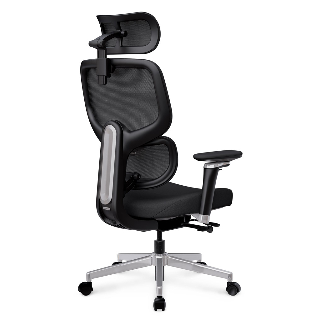 Офісне крісло Mealux D2 Air Fabric Black (HF-D2 F/B) - зображення 6