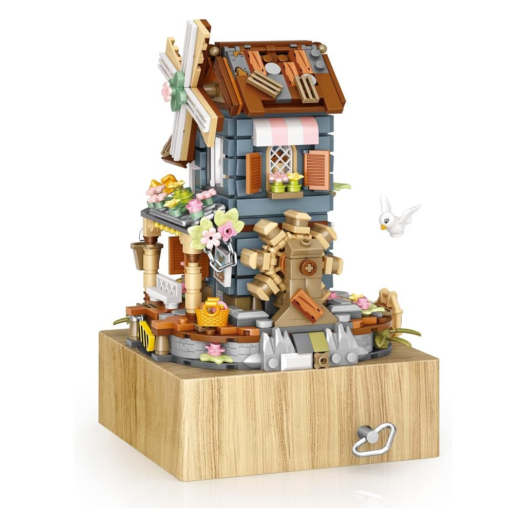 Конструктор LOZ mini Музична скринька з вітряним млином (1239) - зображення 2