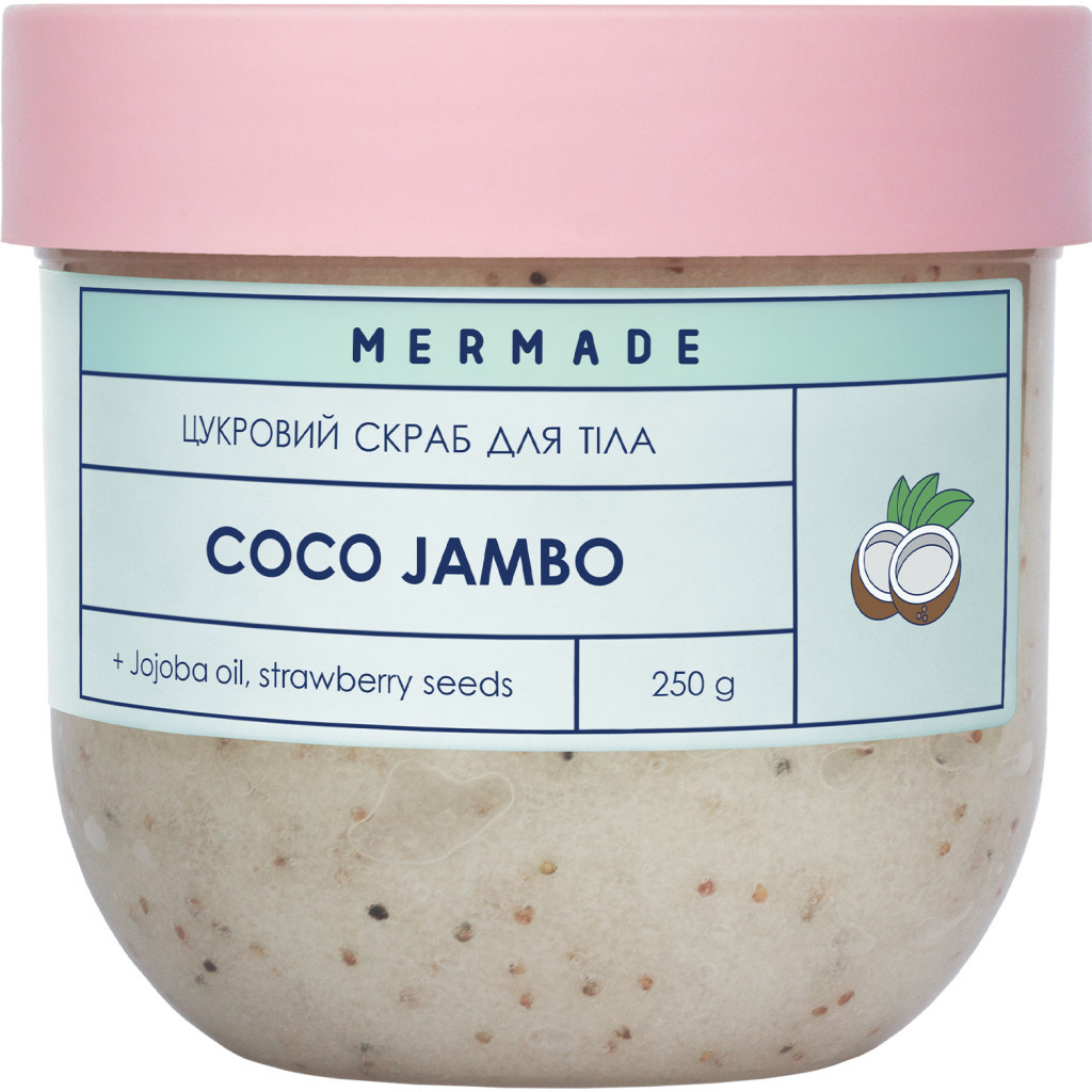 Скраб для тіла Mermade Coco Jambo Цукровий 250 г (4820241303724) - зображення 1