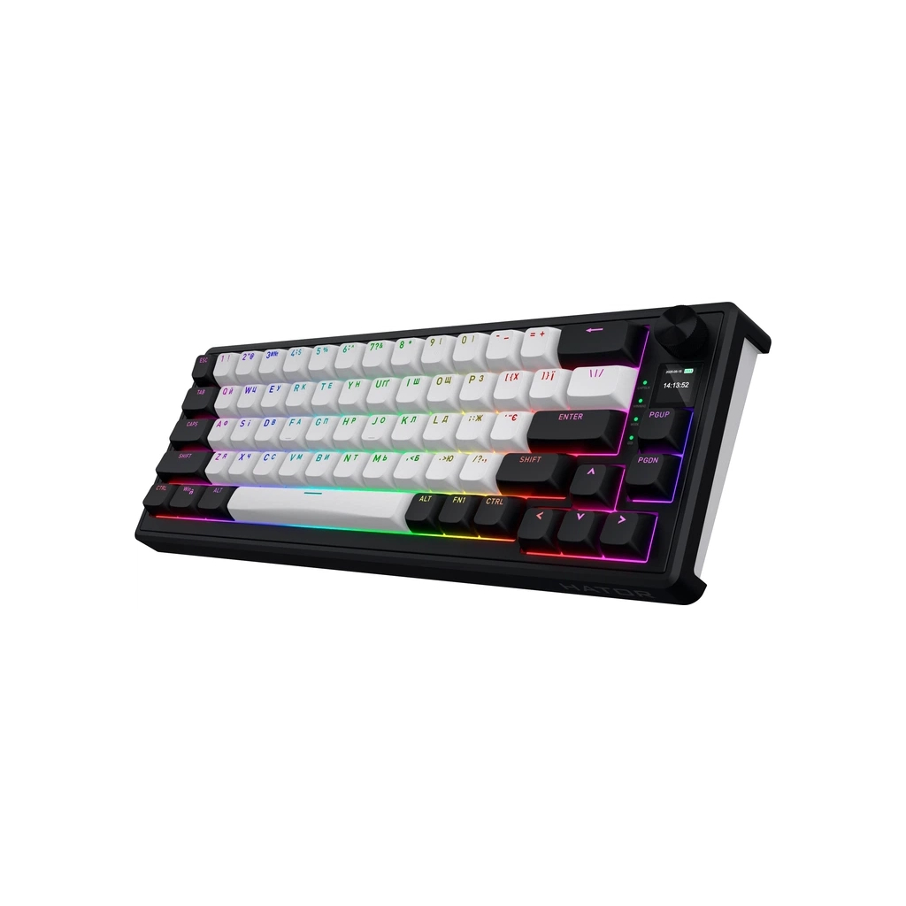 Клавіатура Hator Skyfall 65 MAG Ultima 8K Wireless/Bluetooth/USB UA Black/White (HTK3860UA) - зображення 3