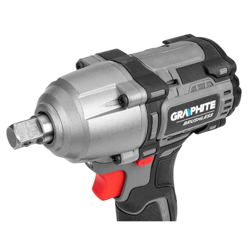 Гайковерт Energy+ 18V, безщітковий, 2600об/хв, 450Нм, 1/2", 3 швидкості, 1.24кг (без АКБ та ЗП) Graphite (58G038) - изображение 10